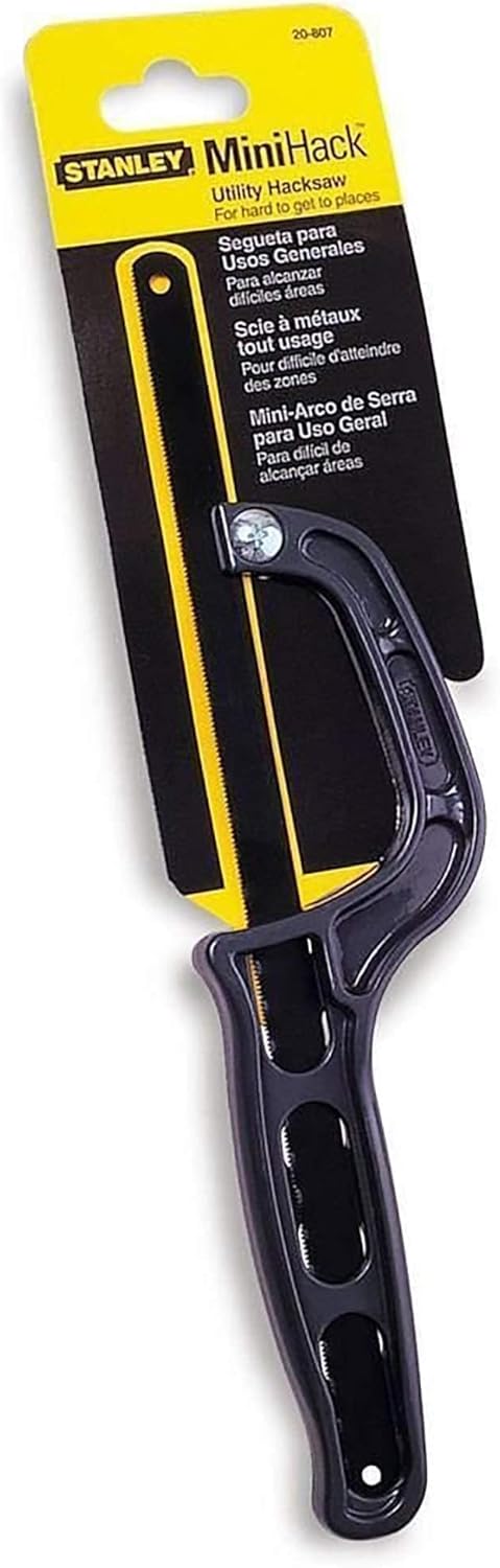 Stanley Hand Tools Mini-Hack Saw,Black,10 inch, STHT20807-8 - Image 5